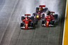 Hamilton: Vettel probably unsighted in F1 Singapore GP start crash