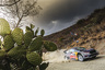 Ogier in contention for the lead of Rally Mexico