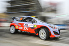 Rally de France Hyundai shakedown