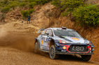 Rally Mexico Hyundai sobota
