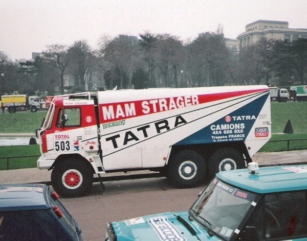 Šesťkolesová Tatra pred štartom Dakaru 1993;
