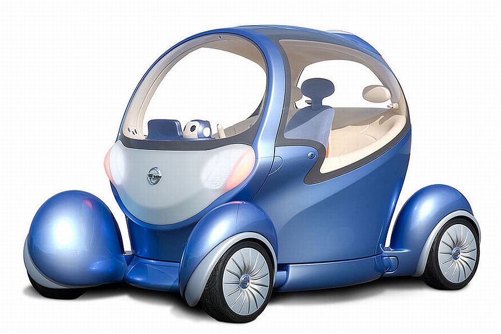 Nissan; Na porovnanie: takto vyzerala štúdia Nissanu Pivo druhej generácie. nissan-pivo-2-447g.jpg