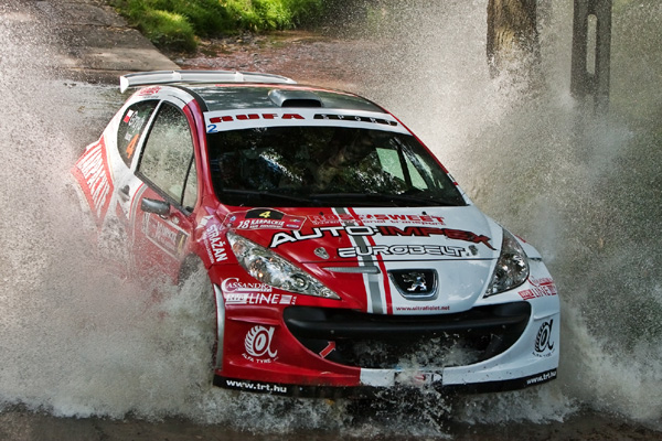 Tibor Szabosi;Rajd Rzeszowski 2009 - Peugeot 207 S2000 peugeot.jpg