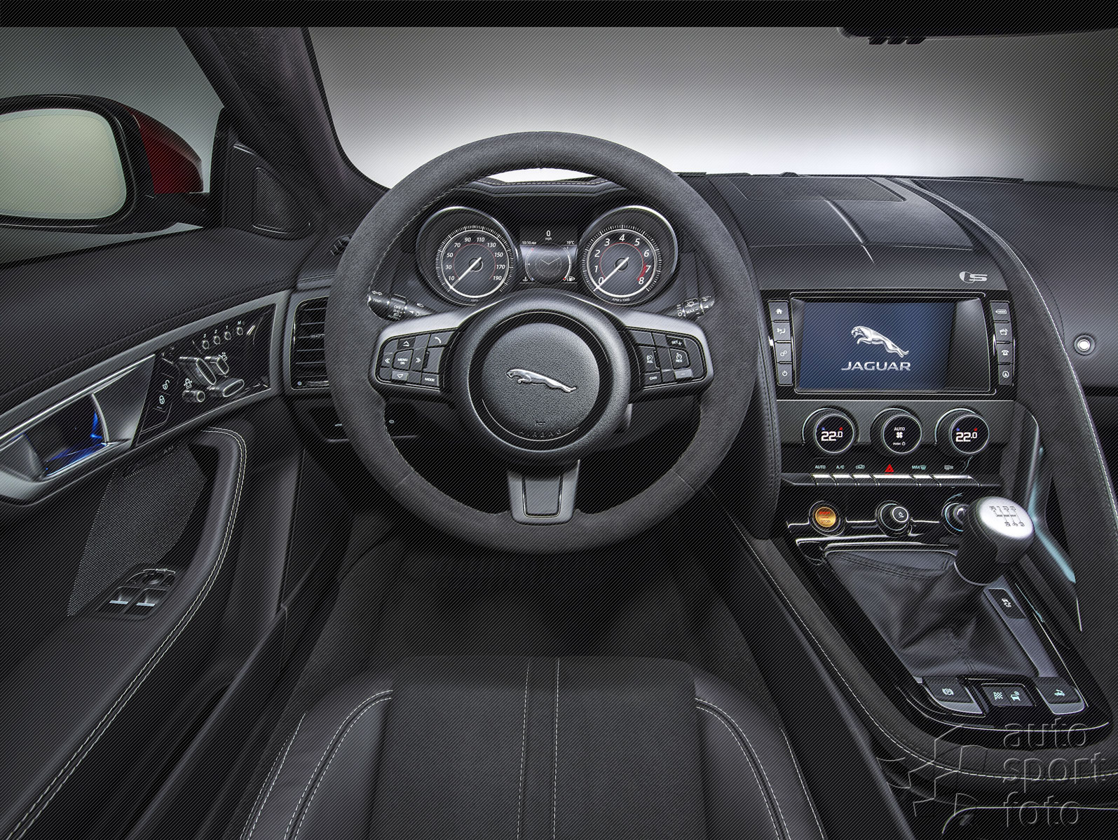 ... the F-TYPE range to 14 models, from the new 340PS Coupé and Convertible  with the supercharged V6 driving the rear wheels through a manual gearbox,  ...