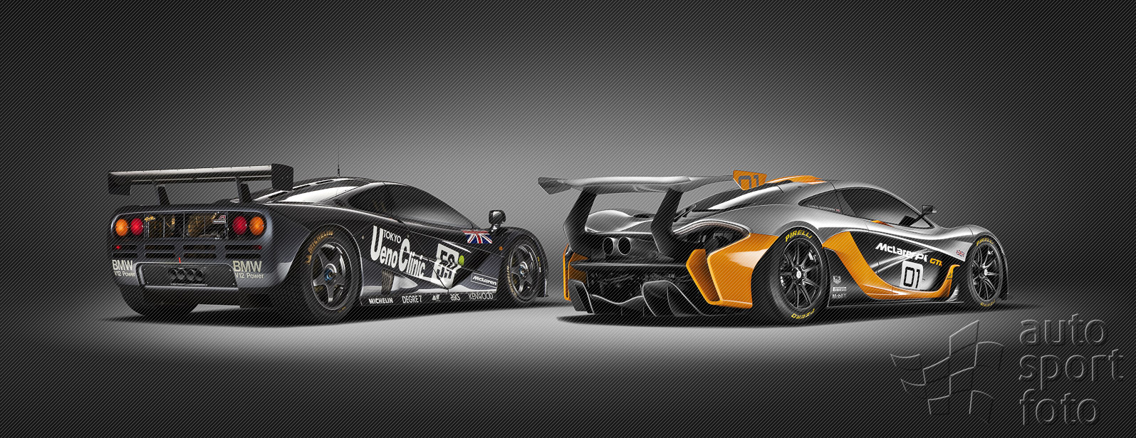 Copyright manufacturer;mclaren-gtr-pair-rear.jpg