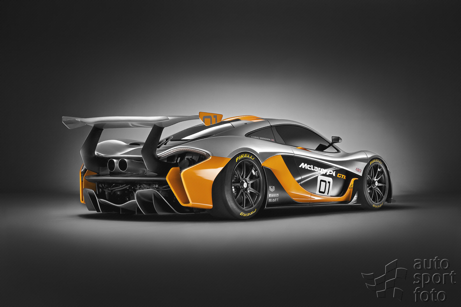 Copyright manufacturer;mclaren-p1-gtr-rear-3-4.jpg