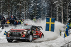 Rally Sweden Citroen piatok