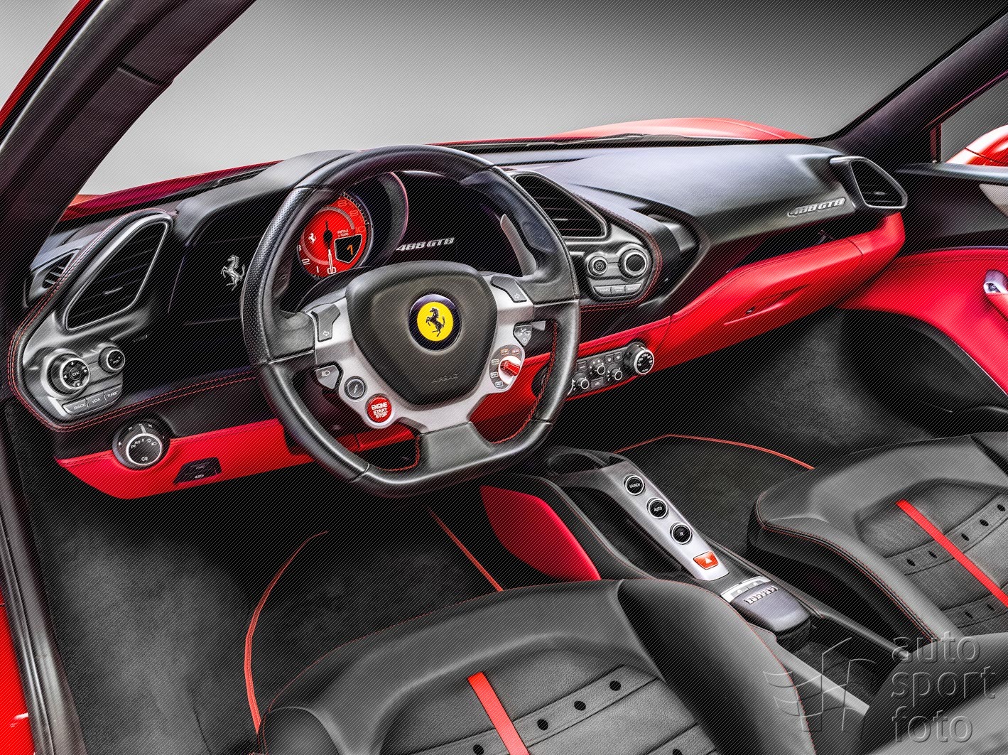 Ferrari 488 GTB Coupe interior - 2018 | Stan F | Flickr